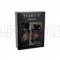 Tiaras Black For Men Parfüm Seti