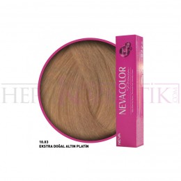Nevacolor Premium Saç Boyası 10.03 Ekstra Doğal Altın Platin 50 Ml