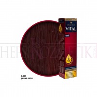 Vital Saç Boyası  5.889 Şarap Kızılı 60 Ml