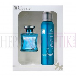 Cecile Women Edt 100 Ml+Deo Mare