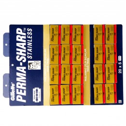 Perma Sharp Yaprak Çift Tarafli Traş Jileti 100 Adet