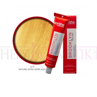 Borthe(Bosley) Saç Boyası 12.0 Naturel Extra Süper Açıcı 60 Ml