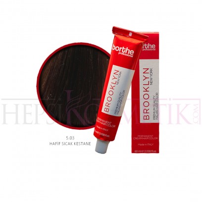 Borthe (Bosley) Saç Boyası 5.03 Hafif Sıcak Kestane 60 Ml