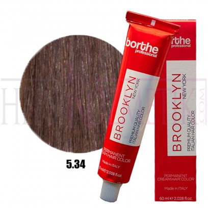 Borthe(Bosley) Saç Boyası 5.34 Açık Bakır Altın Kestane 60 Ml Borthe (Bosley) Saç Boyası 5.34 Açık Bakır Altın Kestane 60 Ml
