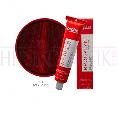 Borthe (Bosley) Saç Boyası 7.66 Kumral Yoğun Kızıl 60 Ml