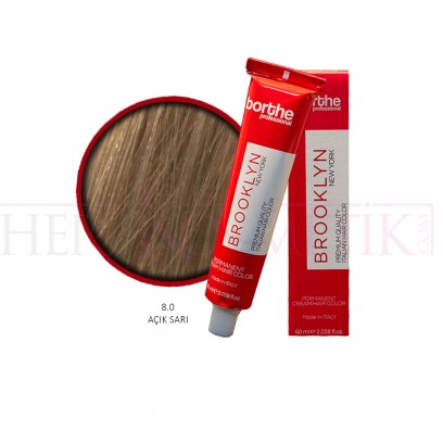 Borthe (Bosley) Saç Boyası 8.0 Açık Kumral 60 Ml Borthe(Bosley) Saç Boyası 8.0 Açık Kumral 60 Ml