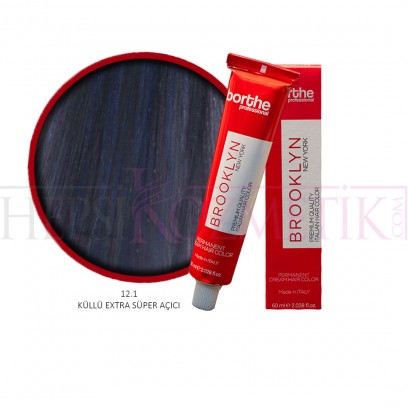 Borthe (Bosley) Saç Boyası 12.1 Küllü Extra Süper Açıcı 60 Ml