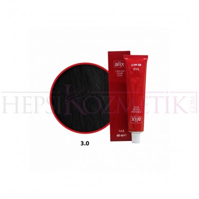 Alix Saç Boyası 3.0 Koyu Kestane 60 Ml