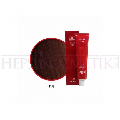 Alix Saç Boyası 7.4 Kumral Bakır 60 Ml