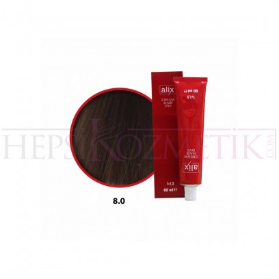 Alix Saç Boyası 8.0 Koyu Sarı 60 Ml