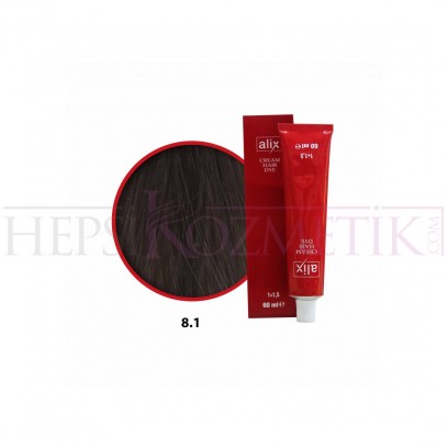 Alix Saç Boyası 8.1 Koyu Sarı Küllü 60 Ml