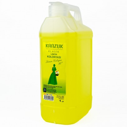 Kanzuk Kolonya 80 Limon 1 Litre