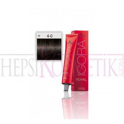 İgora Royal Saç Boyası 4.0 Kahve 60 Ml