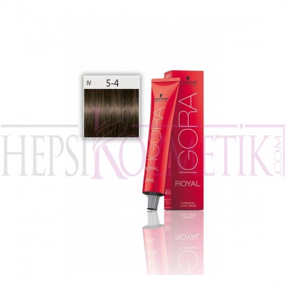 İgora Royal Saç Boyası 5.4 Açık Kahve-Bej 60 Ml