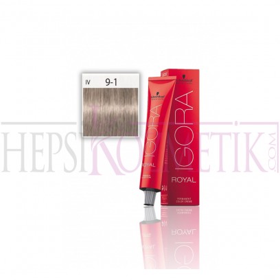 İgora Royal Saç Boyası 9.1 60 Ml İgora Royal Saç Boyası 9.1 60 Ml
