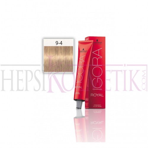 İgora Royal Saç Boyası 9.4 Sarı Bej 60 Ml İgora Royal Saç Boyası 9.4 Sarı Bej 60 Ml