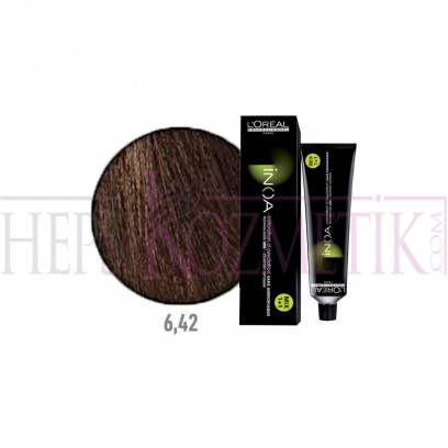 Inoa Saç Boyası 6,42 Koyu Kumral Bakır İrize 60 Ml