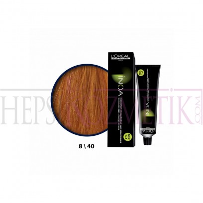 Inoa Saç Boyası 8,40 Açık Kumral Yoğun Bakır 60 Ml