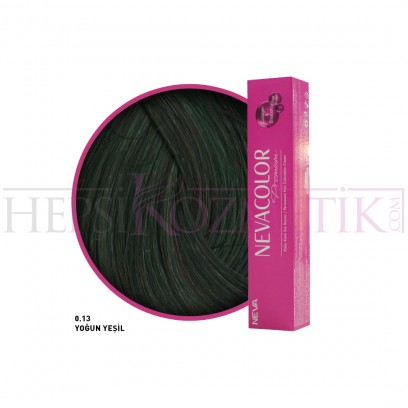 Nevacolor Premium Saç Boyası.Mix 0.13 Yoğun Yeşil 50 Ml