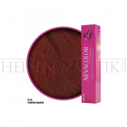 Nevacolor Premium Saç Boyası.Mix 0.44 Yoğun Bakır 50 Ml