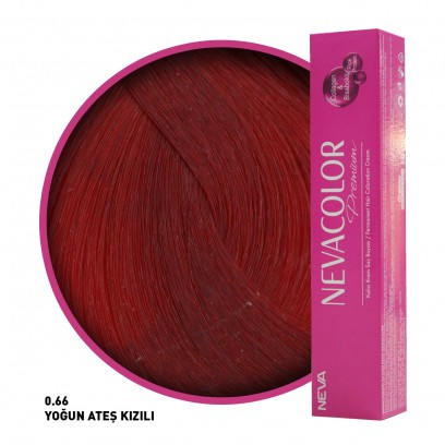 Nevacolor Premium Saç Boyası.Mix 0.66 Yoğun Ateş Kızılı 50 Ml