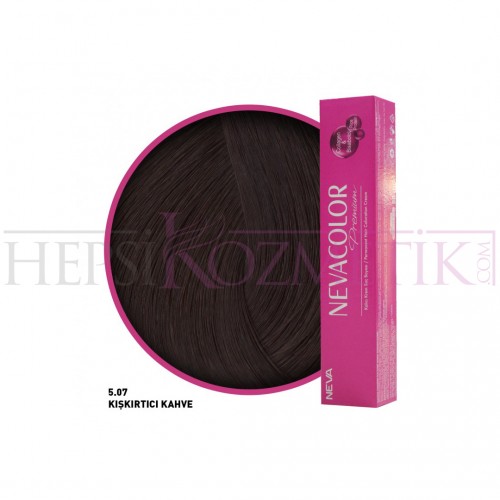 Nevacolor Premium Saç Boyası 5.07 Kışkırtıcı Kahve 50 Ml