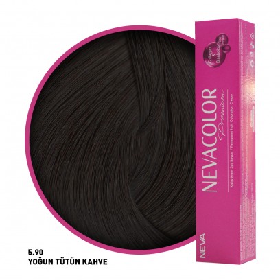 Nevacolor Premium Saç Boyası 5.90 Yoğun Tütün Kahve 50 Ml