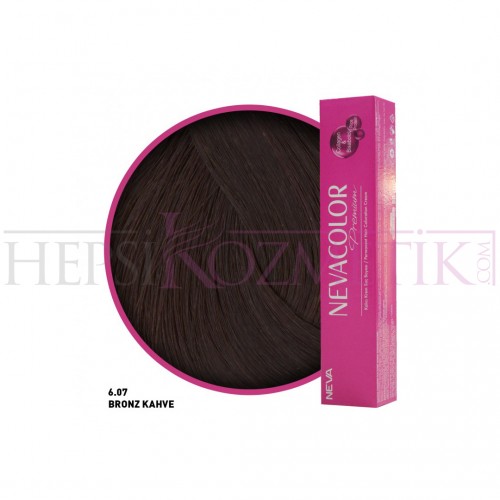 Nevacolor Premium Saç Boyası 6.07 Bronz Kahve 50 Ml