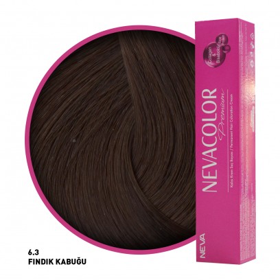 Nevacolor Premium Saç Boyası 6.3 Fındık Kabuğu 50 Ml