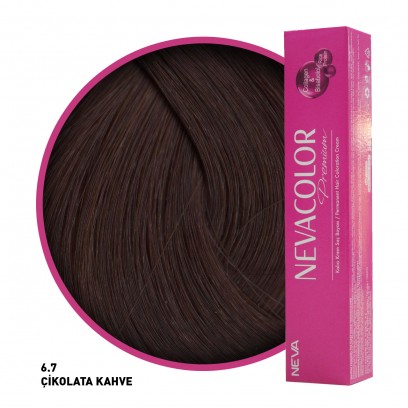 Nevacolor Premium Saç Boyası 6.7 Çikolata Kahve 50 Ml