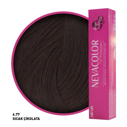 Nevacolor Premium Saç Boyası 6.77 Sıcak Çikolata 50 Ml