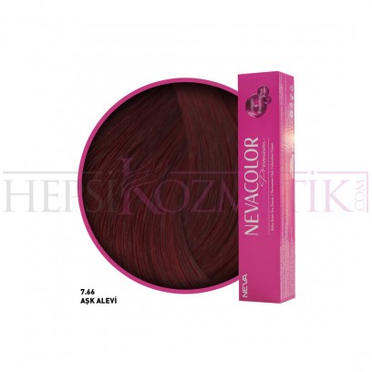 Nevacolor Premium Saç Boyası 7.66 Aşk Alevi 50 Ml