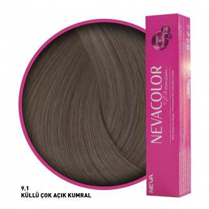 Nevacolor Premium Saç Boyası 9.1 50Ml