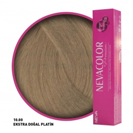 Nevacolor Premium Saç Boyası 10.00 Ekstra Doğal Platin 50 Ml