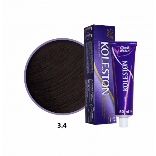 Wella Koleston Saç Boyası 3.4 Koyu Kestane 50 Ml Wella Koleston Saç Boyası 3.4 Koyu Kestane 50 Ml