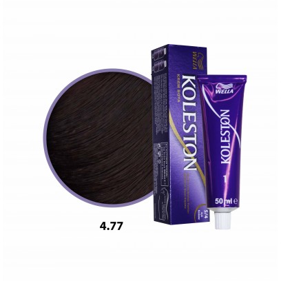 Wella Koleston Saç Boyası 4.77 Kadife Kahve  50 Ml