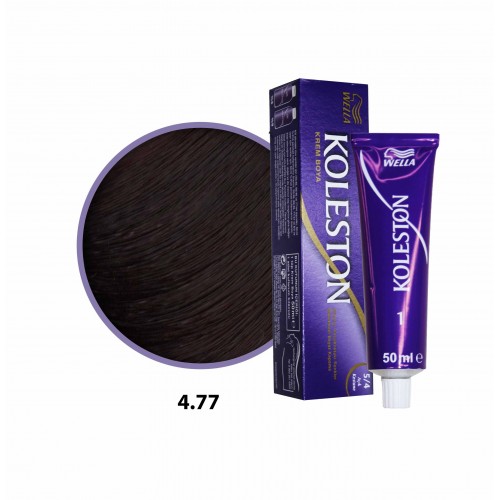 Wella Koleston Saç Boyası 4.77 Kadife Kahve 50 Ml Wella Koleston Saç Boyası 4.77 Kadife Kahve 50 Ml