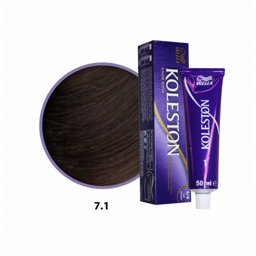 Koleston Saç Boyası 7.1 Küllü Kumral 50 Ml