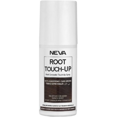 Neva Root Touch-Up Saç Dipleri İçn Kapatıcı Sprey Koyu Kahve 75 Ml