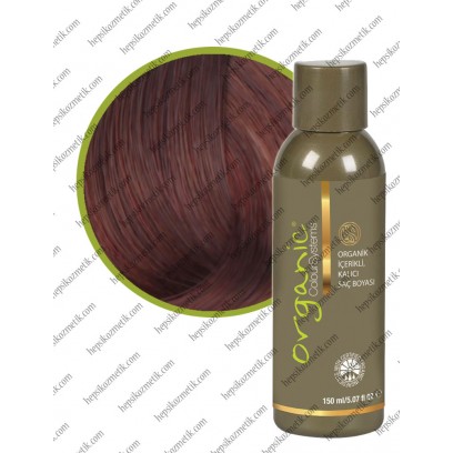 Organic Bitkisel Saç Boyası 6 CR Koyu Bakır Sarı 150 Ml
