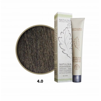 Seven Pigments (Natulika) Organic Saç Boyası 4.0 Orta Kahve 60 Ml