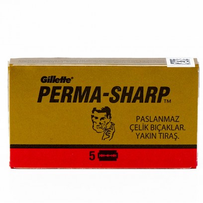Perma Sharp Yaprak Çift Tarafli Traş Jileti 5 Adet