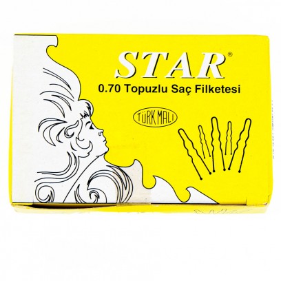 Star Firkete Topuzlu İnce Sarı 150 Adet