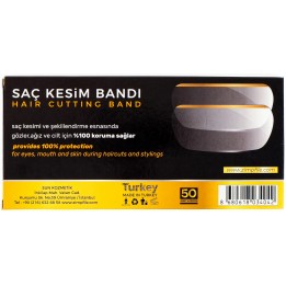 Saç Kesim Yüz Bandı Zımpfile 50 Adet