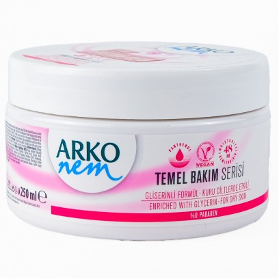 Arko Nem Gliserinli Onarıcı Bakım Kremi 250 Ml