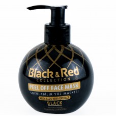 *Black-Red Soyulabilir Maske Siyah- Aloe Vera 250 Ml