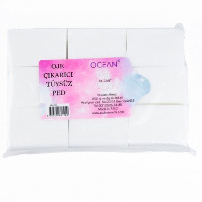 Ocean Oje Çıkarıcı Tüysüz Ped Mendili 450 Adet U205