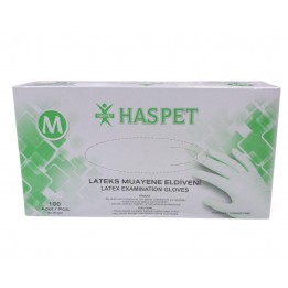Latex Eldiven PudraSIZ Haspet M 100 Adet