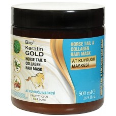 Bio Keratin Gold Saç At Kuyruğu Maskesi 500 Ml Bio Keratin Gold Saç At Kuyruğu Maskesi 500 Ml