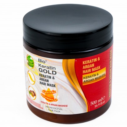 Bio Keratin Gold Saç Argan&Keratin Maskesi 500 Ml